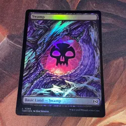 Dragon’s Eye Swamp X1 Mtg Tarkir Dragonstorm Nm Foil - Image 1