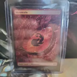 Mountain. Tarkir Dragonstorm Dragons Eye Foil - Image 1