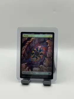 MTG, Plains FOIL NEAR MINT DRAGON EYE FULL ART (0287) Tarkir: Dragonstorm Foil - Image 1