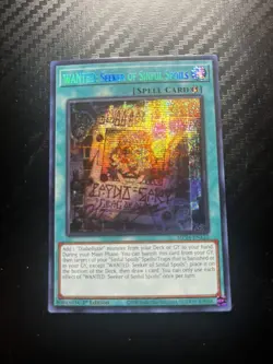 Wanted: Seeker of Sinful Spoils Secret Rare MP24-EN122 1st Ed NM Yu-Gi-Oh! - Image 1