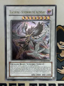 Blackwing Silverwind The Ascendant SOVR-EN041 Ultimate Rare YuGiOh! VLP - Image 3