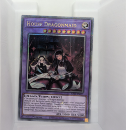 Yugioh! House Dragonmaid Alt RA03-EN037 Quarter Century Secret Rare 1st Ed NM - Image 1