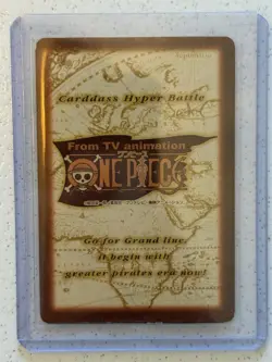 One Piece Carddass Hyper Battle First Stage Holo Luffy #C01 bandai 1999 - Image 2