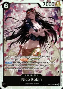 One Piece TCG • Nico Robin OP12-087 • Super Rare • ENG/NM - Image 1
