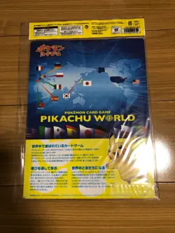 Pokemon Pikachu World Collection Japanese Blue File 9 Cards 9 Languages - Image 4