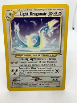 Light Dragonair 22/105 Neo Destiny Rare Pokemon Card - Lightly Played (LP) - Image 5