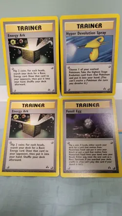 Pokemon TCG Assorted Trainer Cards Neo Discovery Unlimited Regular NM - Image 1