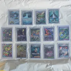 Pokemon Pikachu V Kyurem GX Serperior GX Klara Full Art Holo Card Lot - Image 1