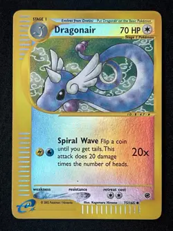 DRAGONAIR Reverse Holo - 075/165 Expedition Base Set Pokemon Card - LP 💎 - Image 1