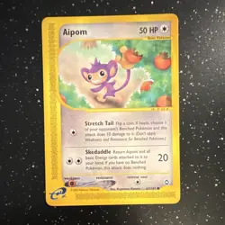 Aipom 67/147 Aquapolis Reverse Holo Pokemon TCG Card English - Image 2