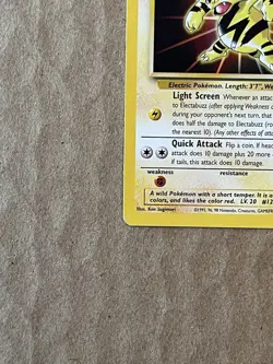 Pokemon TCG Electabuzz Wotc Promo Card 02/53 60 HP Movie Promo - Image 5
