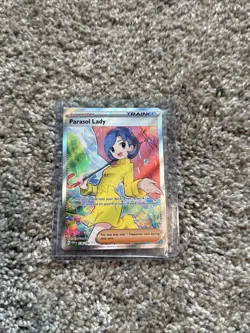 Pokemon Card TCG - Parasol Lady 238/182 Ultra Rare Full Art Paradox Rift NM - Image 1