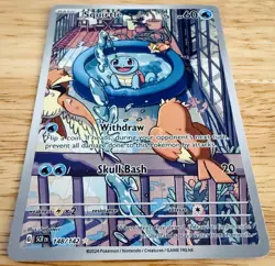 Squirtle 148/142 - Stellar Crown Illustration Rare - Pokemon TCG Card [NM] - Image 2