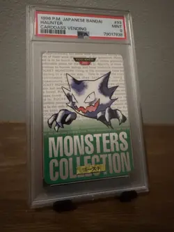 Bandai Haunter Carddass Vending 1996 PSA 9 Regular #93 Pokemon Card - Image 1
