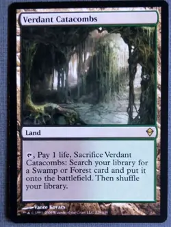 Verdant Catacombs Zendikar NM | Original Fetch Land | MTG Modern EDH - Image 1