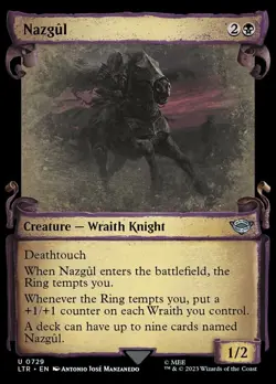MTG Nazgul (0729) - Foil - Showcase Scrolls, The Lord of the Rings: Tales of Mid - Image 1