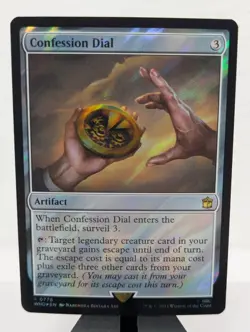 Confession Dial (Surge 778) FOIL Doctor Who NM Artifact Rare - Image 1