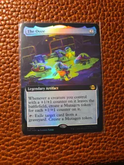 MTG: The Ooze (Extended Art) Teenage Mutant Ninja Turtles R 0277 - Foil - Image 1