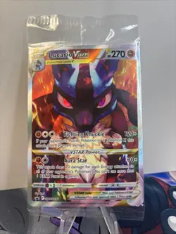 Lucario VSTAR SWSH291 SWSH: Sword & Shield Promo Cards Holo *SEALED!* - Image 1