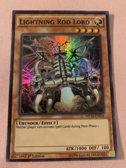 Yu-Gi-Oh! Lightning Rod Lord MP15-EN216 Super Rare 1st Near Mint - Image 1