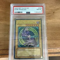 Konami Dark Magician Ultra Rare SDY-006 Unlimited PSA 8 2002 Yu-Gi-Oh! - Image 1