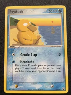 Psyduck 70/109 Team Rocket Returns Pokemon Card 2004 Rare EXCELLENT CONDITION - Image 1