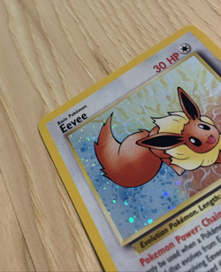 Eevee #11 Black Star Promo (LP) Pokemon Card WOTC 2000 - Image 2