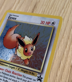 Eevee #11 Black Star Promo (LP) Pokemon Card WOTC 2000 - Image 3