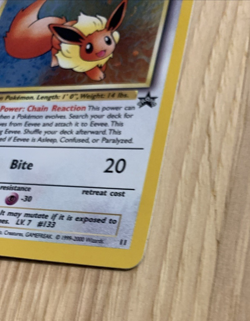 Eevee #11 Black Star Promo (LP) Pokemon Card WOTC 2000 - Image 5
