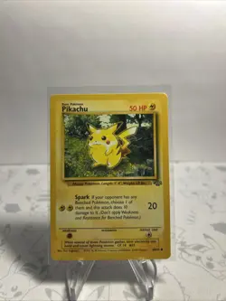 Vintage 1999 Pokemon Pikachu 60/64 Jungle Regular Card - Image 1