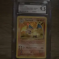 Pokemon Charizard CGC 9.5 003/034 Classic Holo Trading Card 2023 - Image 1