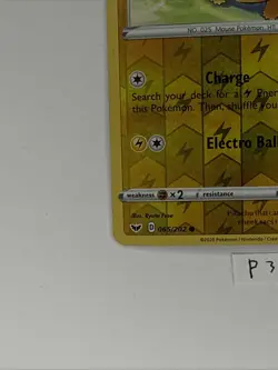 Pikqchu 065/202 Reverse Holo Sword Shield Pokemon TCG Card NM - Image 2