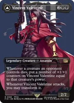 Vincent Valentine (Borderless) -Foil Light Play MTG - Image 1