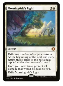 1x MTG Morningtide's Light - Lorwyn Eclipsed Mythic! NM Mint - Image 1