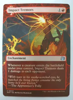 Impact Tremors - Wilds Of Eldraine Enchanting Tales - Magic The Gathering MTG NM - Image 1
