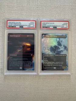 Aang, Swift Savior & Fated Firepower (Pop: 4 & 1) Sequential Avatar MTG PSA 10 - Image 1