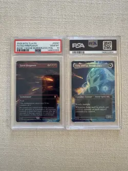 Aang, Swift Savior & Fated Firepower (Pop: 4 & 1) Sequential Avatar MTG PSA 10 - Image 2