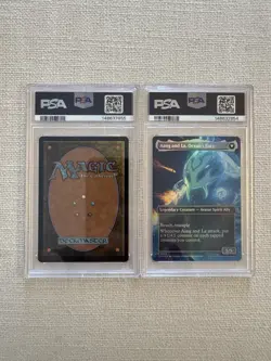 Aang, Swift Savior & Fated Firepower (Pop: 4 & 1) Sequential Avatar MTG PSA 10 - Image 3