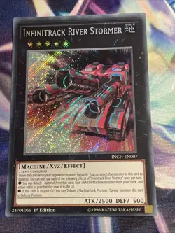 Yu-Gi-Oh! TCG Infinitrack River Stormer INCH-EN007 Secret Rare NM/M - Image 1