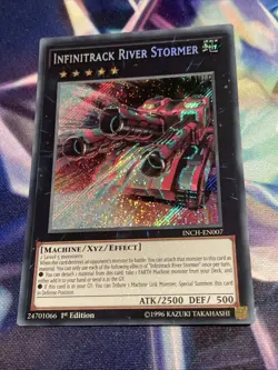 Yu-Gi-Oh! TCG Infinitrack River Stormer INCH-EN007 Secret Rare NM/M - Image 2