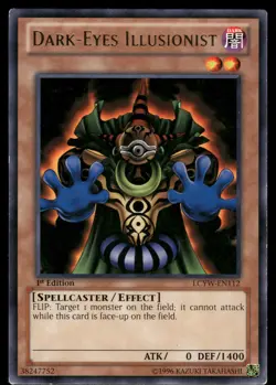 Dark-Eyes Illusionist LCYW-EN112 Rare Yu-Gi-Oh 1st Edition Lightly Played - Image 1