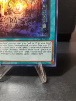 Wanted: Seeker of Sinful Spoils MP24-EN122 Prismatic Secret Rare Yugioh Card - Image 5