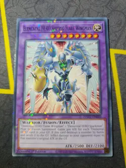 Elemental HERO Shining Flare Wingman - HAC1-EN020 - Duel Terminal Rare - Yugioh - Image 1