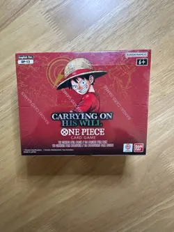 One Piece Card Game OP-13 Carrying on His Will Booster Box English (Sealed) - Image 1
