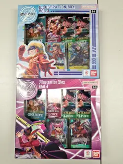 One Piece Illustration Box Vol. 3 & 4 Sealed - One Of Each - Image 1