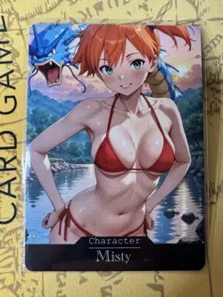 Misty Pokemon ACG Goddess Story Waifu Anime Custom Card - Image 1