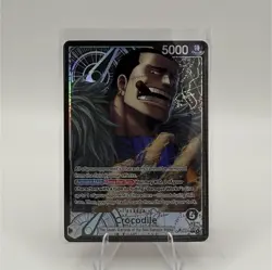 Bandai One Piece CCG Crocodile Leader OP14-079 Seven Warlords Holo 5000 Power - Image 1