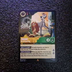 Tramp Street-Smart Dog - 10/204 - Rare - Disney Lorcana - Image 1