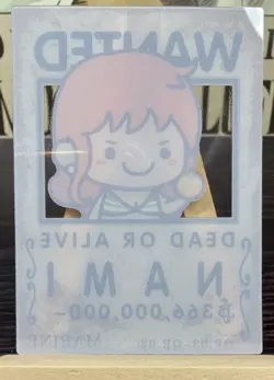 One Piece Wanted Poster Collectible Clear Cute Card Nami - Image 2