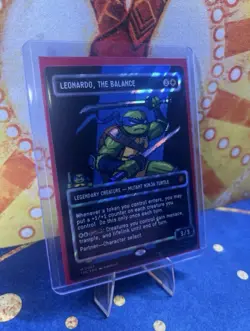 Magic: The Gathering Leonardo, the Balance Surge Foil 8-bit card - Image 2